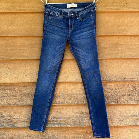 Hollister Denim - Hollister Super Skinny Low Rise Dark Blue Jeans Size 27